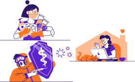 居家隔离防护病毒