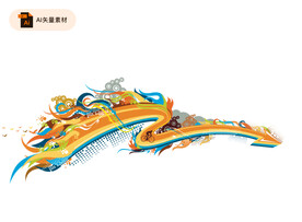 动感创意箭头素材