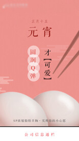 医美元宵节海报
