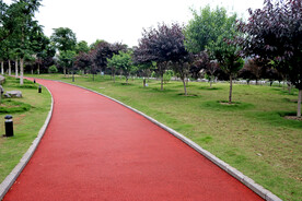 公园塑胶路