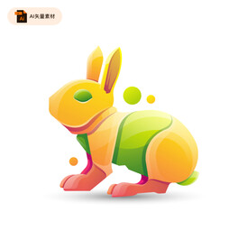 艺术兔子图标