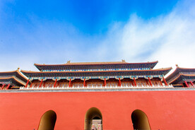 户外复古城墙建筑