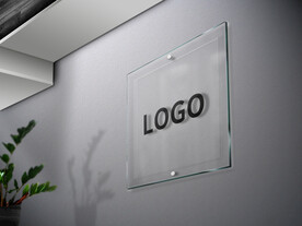 logo样机玻璃亚克力