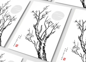 国画梅花