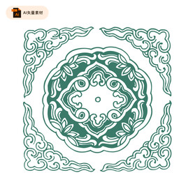 中式古典装饰花纹