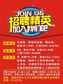 招聘海报