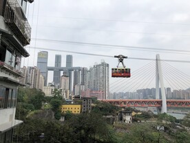 重庆森林白象居长江索道千厮门