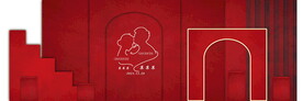 红色婚礼背景