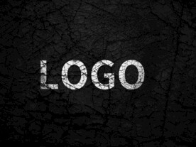 logo样机黑色效果图