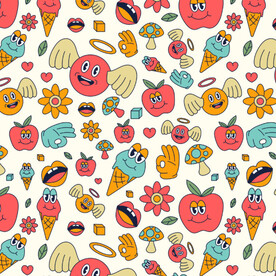 苹果冰淇淋ok花朵