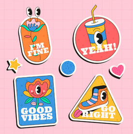 饮料花朵溜冰鞋