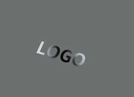 logo样机金属字效果图