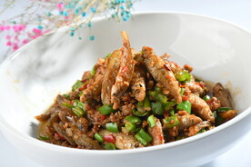 长沙火宫殿 肉末楞子鱼  精餐