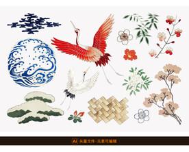 中国风元素矢量素材