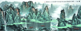 漓江一曲千峰秀
