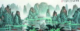 群峰叠翠