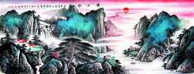 峡江帆影