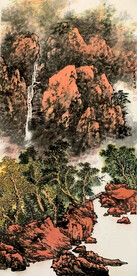 幽山听泉