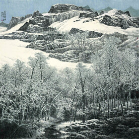 长白雪霁图
