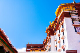 西藏拉萨布达拉宫白宫