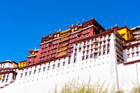 西藏拉萨布达拉宫红宫