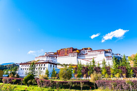 西藏拉萨布达拉宫近景