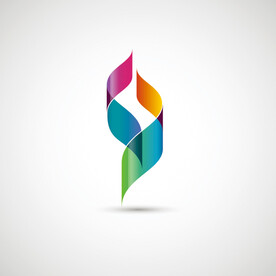 彩色  标志    logo 