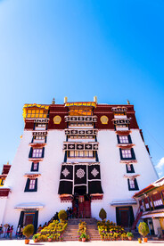 西藏拉萨布达拉宫红宫参观入口