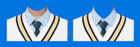 小男孩证件照衣服素材psd