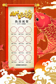 喜报海报