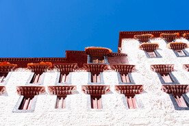 西藏拉萨布达拉宫窗口