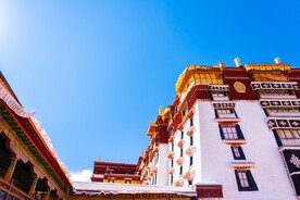 西藏拉萨布达拉宫德央夏