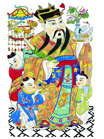 门神财神