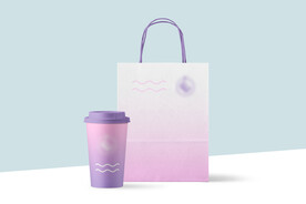 袋子奶茶杯子样机