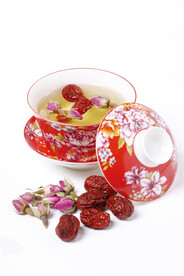 玫瑰花茶图片