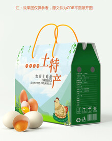 鸡蛋包装平面图