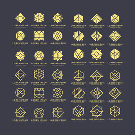 几何图形公司logo图片