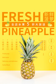 菠萝海报