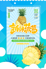 菠萝海报