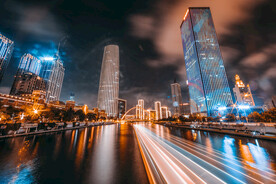 城市夜景灯光