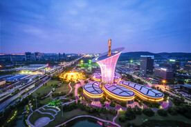 城市夜景图 