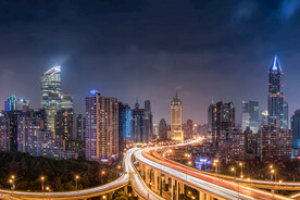 城市夜景图