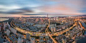 城市夜景图