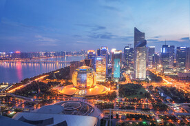 城市夜景图