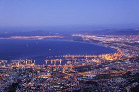 城市夜景图
