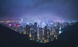 城市夜景图