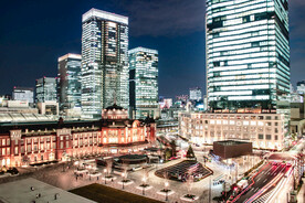 城市夜景图