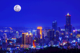 城市夜景图