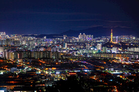 城市夜景图