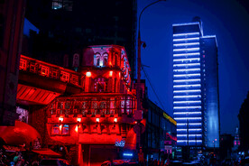 城市夜景图